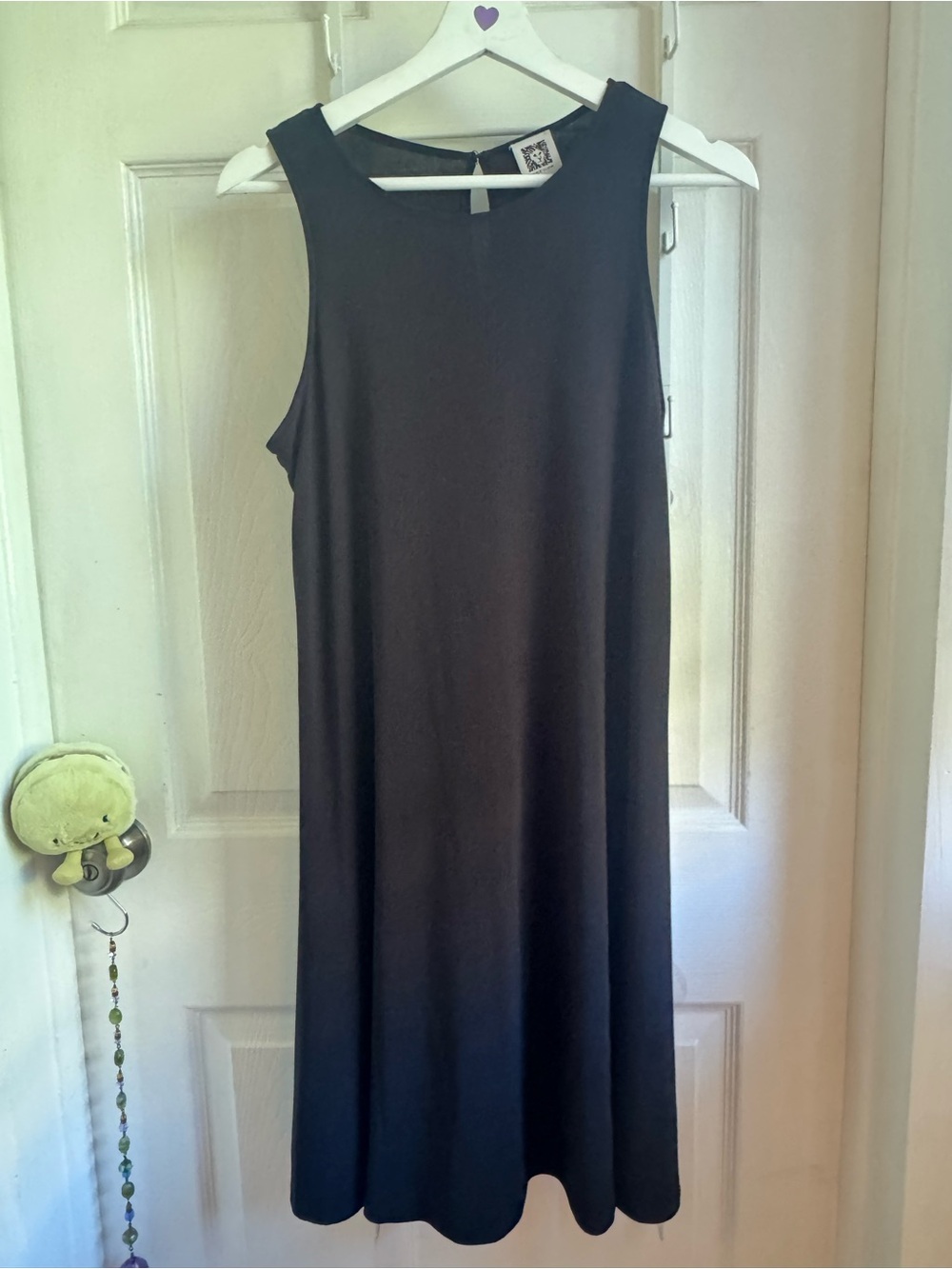 Anne Klein Black Sleeveless A-Line Dress